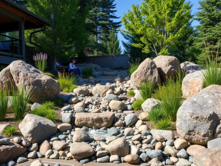 20 River Rock Landscaping Ideas: Enhance Your Outdoor Space with Natural Beauty