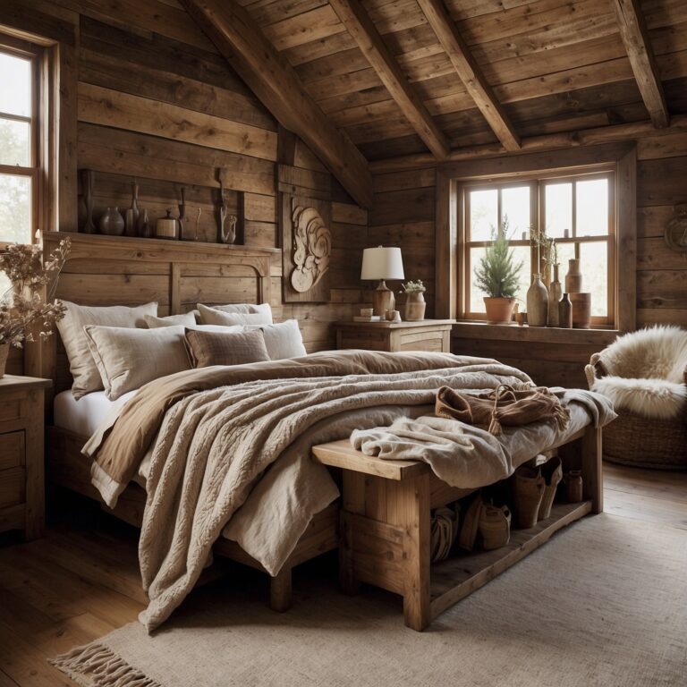 20 Cozy Rustic Bedroom Ideas for Charming Decor Inspiration